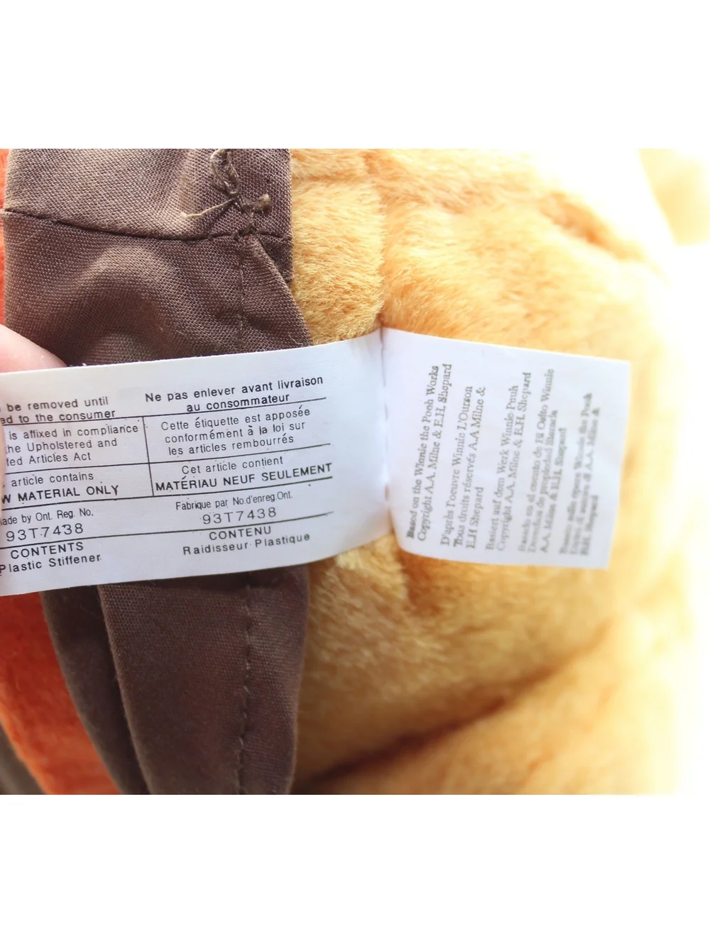 VTG Disney Winnie the Pooh Pilgrim & Piglet Indian Happy Thanksgiving Plush Doll